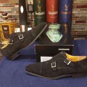 Black Suede shoes, in original box, never worn